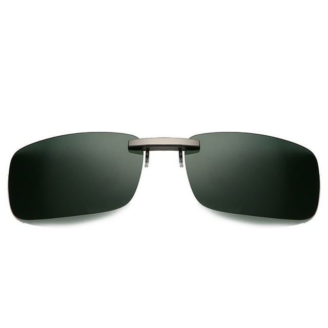 Detachable TAC Lens Driving Metal Polarized Clip On UV400 Sunglasses