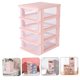 thumbnail image 4 of IDEANATEGRATE Organizador De Maquillaje Con Cajones Color Rosa Para Escritorio Y Almacenamiento Doméstico, 4 of 8