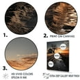 thumbnail image 3 of Designart "Barn On The Horizon At Sunrise" Barn Floater Framed Wall Art Living Room, 3 of 5