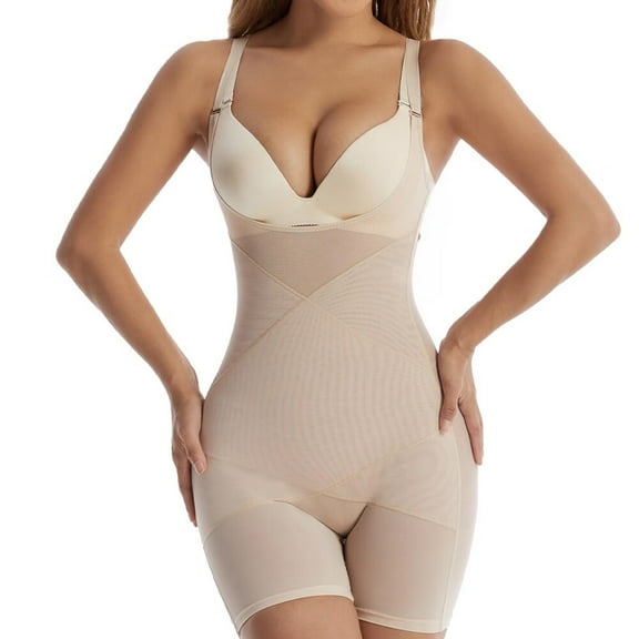 Shapewear Women's Shapewear Bodysuit Tummy Control Body Shaper Snatched Waist Body Suit