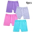 thumbnail image 6 of LYMAYTER Baby Toddler Girls' Solid Soft Cotton Bike Shorts Pull-On Safety Shorts for Daily Life 4-16Y, 6 of 6