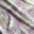 thumbnail image 1 of Soimoi Watercolor Floral Print,Cotton Poplin, Sewing Fabric Sold by The Yard 42 Inch Wide,Sewing Craft Quilting/Quilt Making Fabric, Purple, 1 of 5