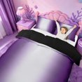 thumbnail image 3 of meiyoeat purple White Gradient Twin Duvet Cover,Modern Minimalist Geometric Lines Twin Bedding,Reversible,2 Pieces,1 Duvet Cover and 1 Pillowcase, 3 of 6
