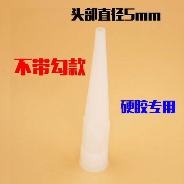 Shisuyan 10pcs Durable Caulking Nozzle Tips Set Glue Applicator For Glass Caulking Precision Sealing Tool For Efficient Joint Filling