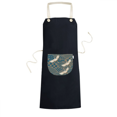 thumbnail image 1 of cranes maple geometry apron bib sarong cooking baking kitchen pocket pinafore, 1 of 3