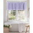 thumbnail image 4 of Valance Curtains for Windows Lavender Purple Kitchen Curtians Window Treatment Solid Color Topper Curtain Rod Pocket Valances for Kitchen Bathroom Living Room 54x18in, 4 of 9