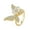 Gold, variant on Butterfly Fidget Ring Spinner Anxiety Rings for Women Adjustable Open Cubic Zircon Stackable Ring for Stress Relief Meditation Jewelry Gift