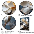 thumbnail image 3 of Designart "Unveiled Lotus Serenity I" Lotus Floater Framed Wall Art Living Room, 3 of 5