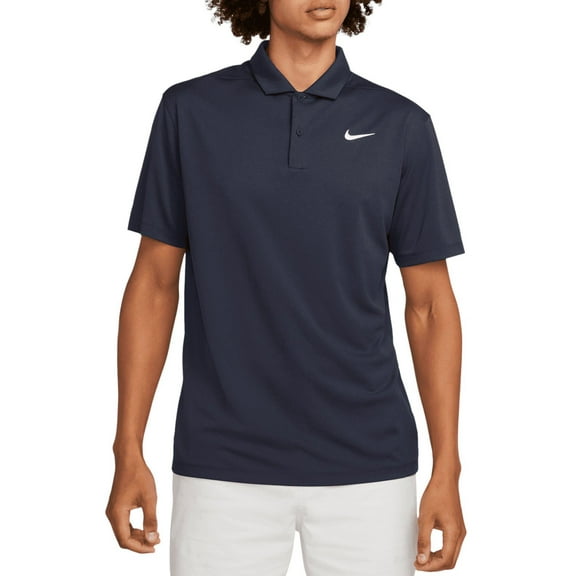 Nike Victory Men's Dri-FIT Golf Polo Navy | White X-Large