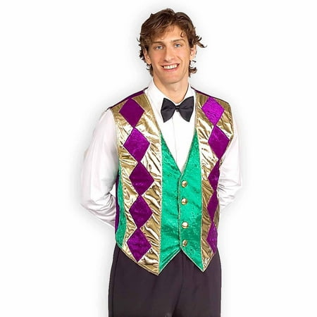 Mardi Gras Vest Adult Halloween Costume Accessory