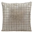 thumbnail image 2 of Nourison Couture Natural Hide Bias Laser Cut Silver/White Throw Pillow, 2 of 2