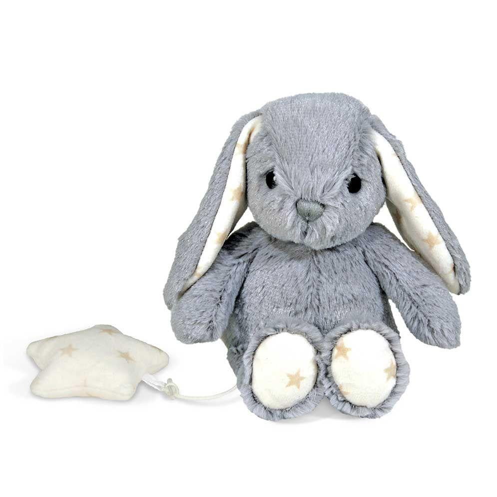 grey bunny plush