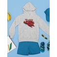 thumbnail image 3 of Captain Of The Sky! Hoodie Juniors -Image by Shutterstock,  Large, 3 of 4