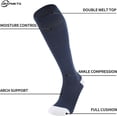 thumbnail image 5 of SHIHUALQ 3 Pairs Soccer Football Socks for Youth Baseball Softball Socks for Women and Men Boys Girls, 5 of 7