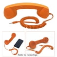 thumbnail image 4 of Auricular de teléfono móvil retro a prueba de radiación de 3,5 mm, Mini, Confort, Clásico, Elegante Receptor de llamadas de teléfono Micrófono naranja SM SunniMix Auricular de teléfono retro, 4 of 8