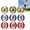 A001- Blue, variant on Cornhole Bean Bags, Blue Soccer Graphic, 3 Piece Set, Soft Plush Fabric, for Backyard Tailgate Party Camping Indoor Outdoor Cornhole Game