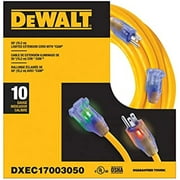 Century Wire & Cab DXEC17003050 50 ft. 10-3 SJTW Heavy-Duty Lighted Extension Cord