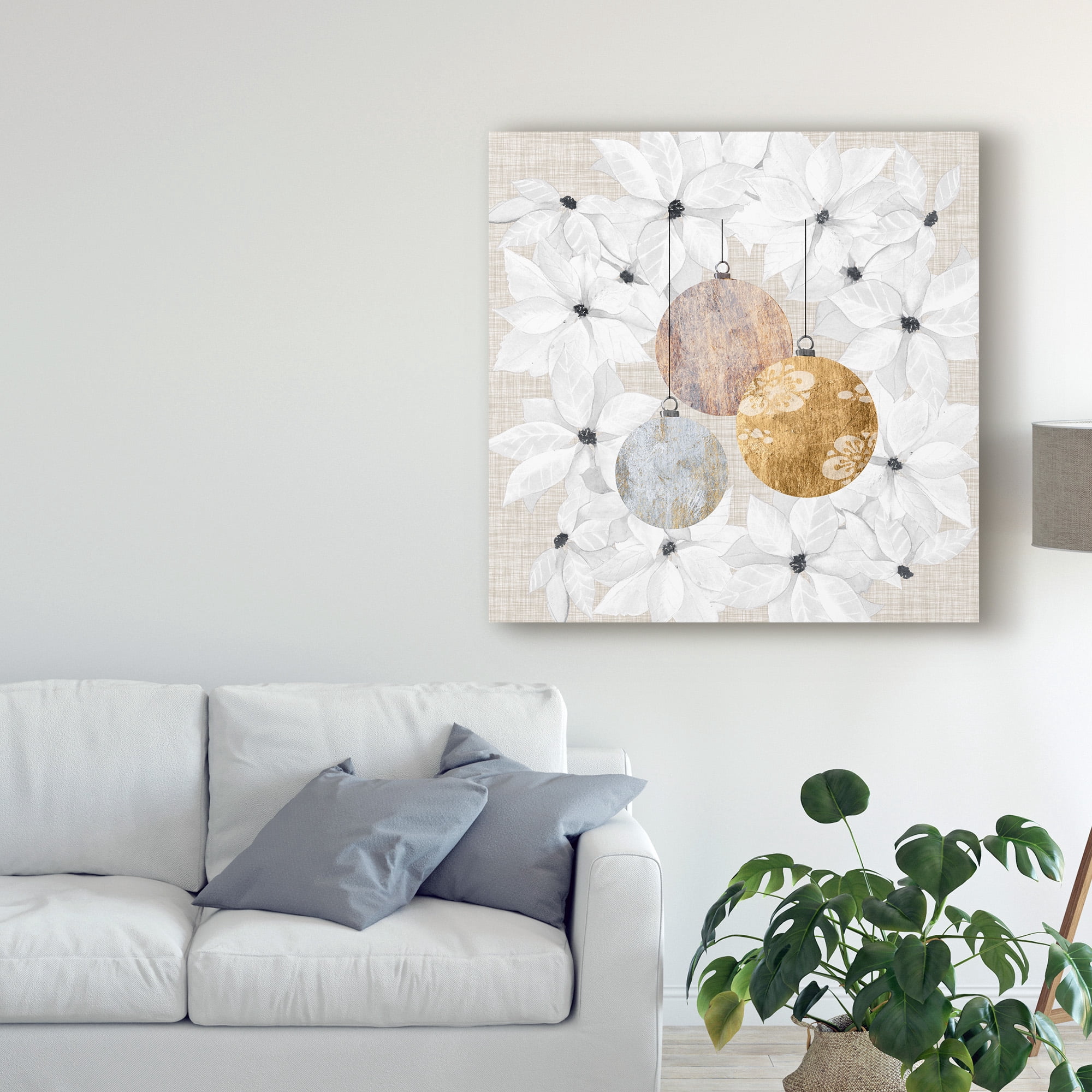 Trademark Fine Art 'Sophisticated Christmas IV' Canvas Art by Grace Popp