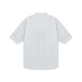 thumbnail image 4 of qucoqpe Women's Linen Cotton Tops Lightweight Pleated Short Sleeve Button-Down Shirts Summer Comfy Breathable Vacation Blouse Tees, 4 of 7