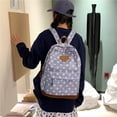 thumbnail image 5 of Women Nylon Polka Dot Cute Playful Bookpack Large Capacity Students Bookbags Multiple Pockets Travel Daypack Bag for Commute (Grey), 5 of 11