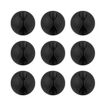 WZXPWT 9PCS Cord Organizer Clips, Cable Management Holders, Desk Charger Wire Clips, Adhesive Cable Management Tools