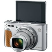 Canon PowerShot SX740 HS - Digital camera - compact - 20.3 MP - 4K / 30 fps - 40x optical zoom - Wi-Fi, Bluetooth - silver