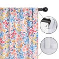 thumbnail image 4 of Blackout Kids Curtains,Pink Pioneer Flower Pattern Childrens Insulated Curtains Set Of 2,Bedroom Essentials,Toddler Room Decor 42x54in(106x137cm), 4 of 5