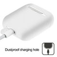 thumbnail image 3 of Apple AirPods Case, 0.8mm Ultra Thin Soft Cover Skin Silicone Rubber TPU Gel Case Shockproof Cover with Charger Hole Desktop Charging Earphones Earbuds Accessories for Apple AirPods 2 & 1 - WHITE, 3 of 5