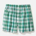 thumbnail image 3 of khonts,Men's Loose Fit Boxer Briefs Underwear Breathable Sleep Shorts Daily Use Quality Fabric Comfortable Underpants Green XXL, 3 of 3