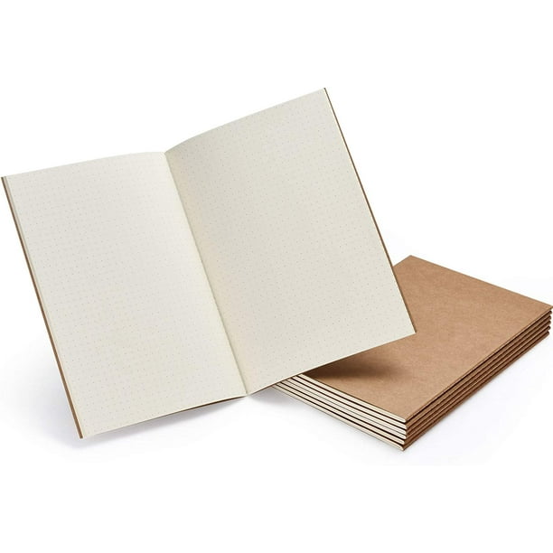 Petit carnet de notes en papier Kraft, Simple, ligne horizontale