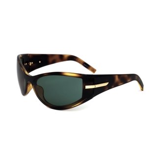 BOTTEGA VENETA BV1022SK 001 Round Black Shiny Grey 55 mm  display picture 3