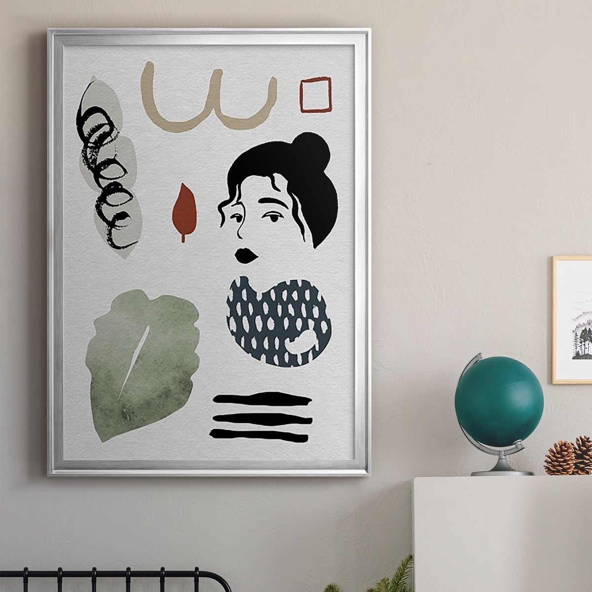 Collected Mindfulness IV Premium Framed Print, in Gold, Black, or Silver - Ready to Hang