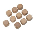 thumbnail image 4 of MYG 10PCS Blank Wooden Dice Unfinished Wood Cubes Square Blocks DIY Craft Printing, 4 of 9