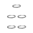 thumbnail image 2 of Qarigey Elegante y único collar de cadena Showcase Personality Show Personality Curb Chain Necklace Steel color Type2 NO2, 2 of 6