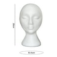 thumbnail image 4 of Mannequin Head Non-slip Abstract Foam Manikin Head Model Wig Hair Glasses Display Stand for Indoor Lanzxjv, 4 of 8