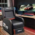thumbnail image 2 of Waleaf Gaming Recliner Chair for Adults, PU Leather Home Theater Seating Video Game Chairs for Living Room Ergonomic Racing Style Single Movie Gamer Lounge Sofa, 2 of 7