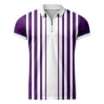 thumbnail image 4 of Ketyyh-chn99 Mens Polo Shirts for Men Fashion Fashion Simple Solid Color Pullover Tops Purple,L, 4 of 5