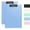 01#Light blue, variant on Bxaolu Plastic Clipboard, Holds 8.5 x 11 Sheets, 1 Pack Clipboards Folder for Office Supplies, Pink