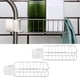 thumbnail image 4 of 2Pcs Silver Draining Rack, Snap-on Sink Organizer, Kitchen,Bathroom, Workplace For Home Sponge Rack ANGGREK Sink Organizer, 4 of 8