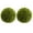 Eucalyptus grass ball 17.3'', variant on Towallmark 2 PCS 22.8'' Artificial Cedar Topiary Balls Garden Spheres Decorative Balls UV Protected for Outdoor Patio Garden and Indoor, Wedding Decoration