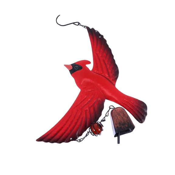 FRCOLOR Chimes Bird Wind Chime Affordable Wind Chime Baby 42x20x3.5cm Red