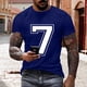 thumbnail image 1 of Tops para hombre, blusas y camisas de cuello redondo y manga corta para hombre, blusas estampadas de moda para hombre, jersey de cuello redondo y manga corta, blusa de poliéster para hombre., 1 of 6