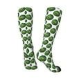 thumbnail image 4 of Fotbe Happy Watermelon print Women's Men's Novelty Crew Socks Cotton Socks Knee High Socks for Walking,Running,Nurses,Pregnancy, 4 of 9