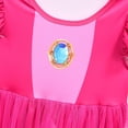 thumbnail image 4 of Guvpev G'irl's Princess Dress Tulle Skirt & Ruffle Sleeve Halloween Cosplay Costume Party Fancy Dress up 3-12 Years, 4 of 16