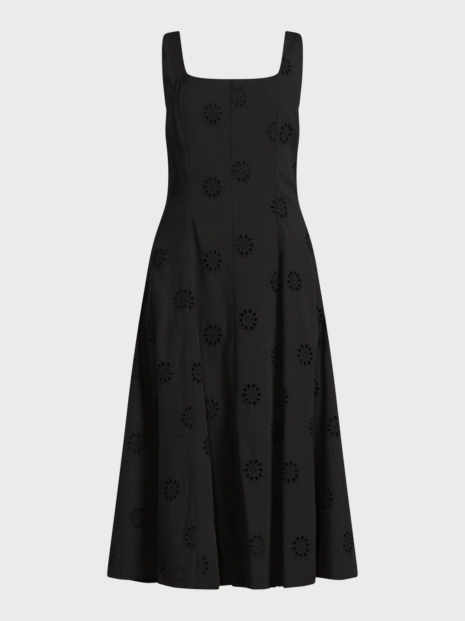 white christmas dresses Rowe Dress | Embroidered Midi Dress main image 1