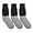 Black/Grey, variant on Jefferies Socks Mens Military Micro Guard Polypropylene Combat Boot Crew Socks 3 Pair Pack