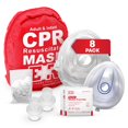 thumbnail image 1 of Kit combinado de mascarillas de resucitación cardiopulmonar Ever Ready para primeros auxilios para adultos y bebés, 1 of 7