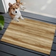 thumbnail image 3 of Light Brown Wood Grain Entryway Rug 2'x3'&nbsp; Non Slip Front Door Mats, Western Farmhouse Barn Door Entrance Rugs Indoor Outdoor Carpet, Washable Floor Mats Small Area Rug for Bedroom Kitchen, 3 of 8