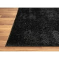 thumbnail image 4 of HR Plush Black Solid Color Shag Rug - Thick Pile, High-End, Soft & Cozy Floor Carpet for Bedroom & Living Room, 4 of 6