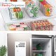 image 6 of Stackable Storage Fridge Bins - Refrigerator Organizer Bins for Fridge, Freezer, Pantry And Kitchen. Includes Bonus Magnetic Dry-Erase Whiteboard & Markers Set (9-Piece Set)